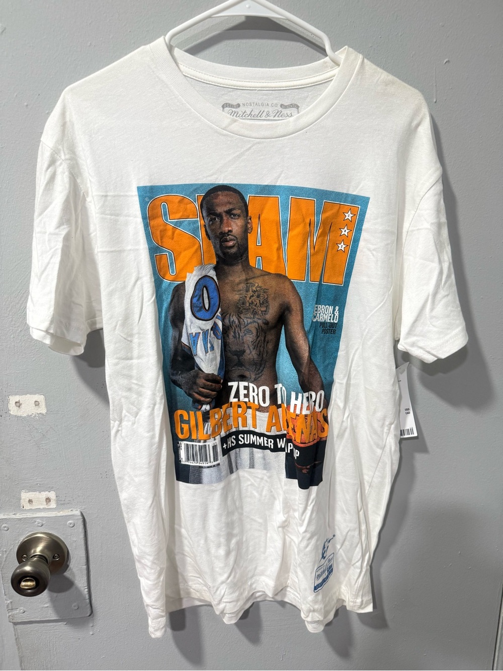 Urban outfitters Mitchell ness Gilbert Arenas tee M